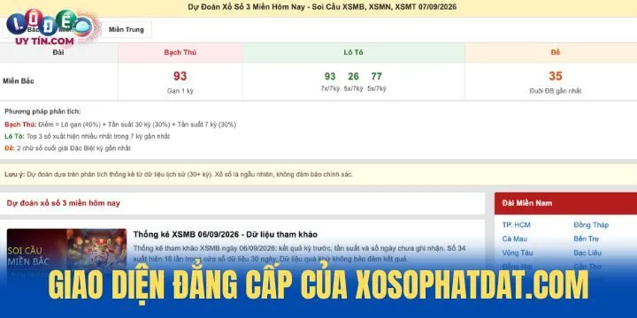 Đánh giá điểm khác biệt của XosoPhatDat.com với website khác