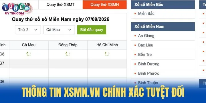 XSMN.vn đảm bảo chuẩn xác tuyệt đối